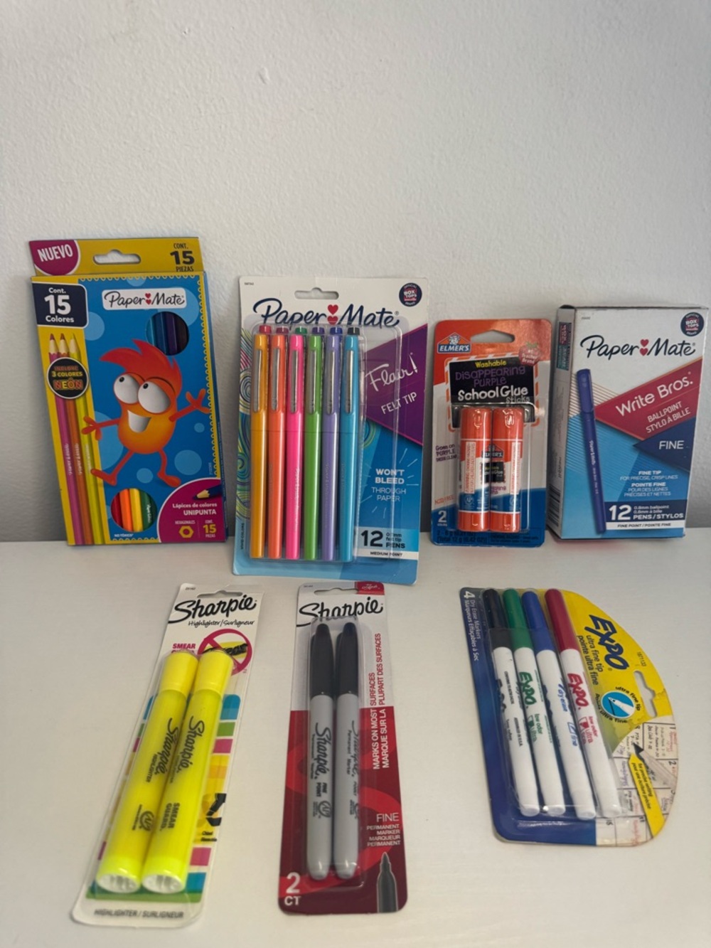 Multicolor Felt Tip Pens - 12 Pack
